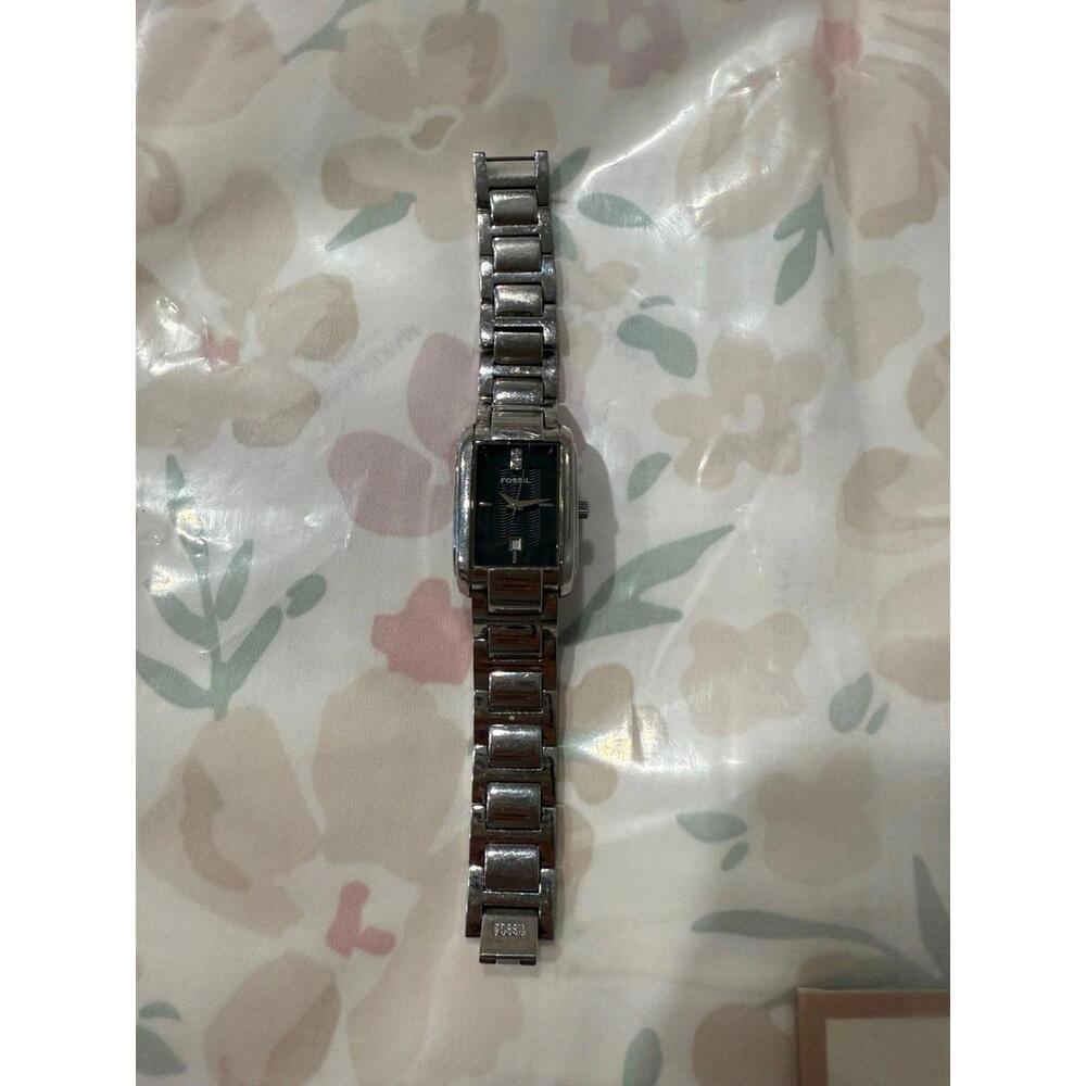 Fossil Rectangular Tank Style Women's Dress Watch